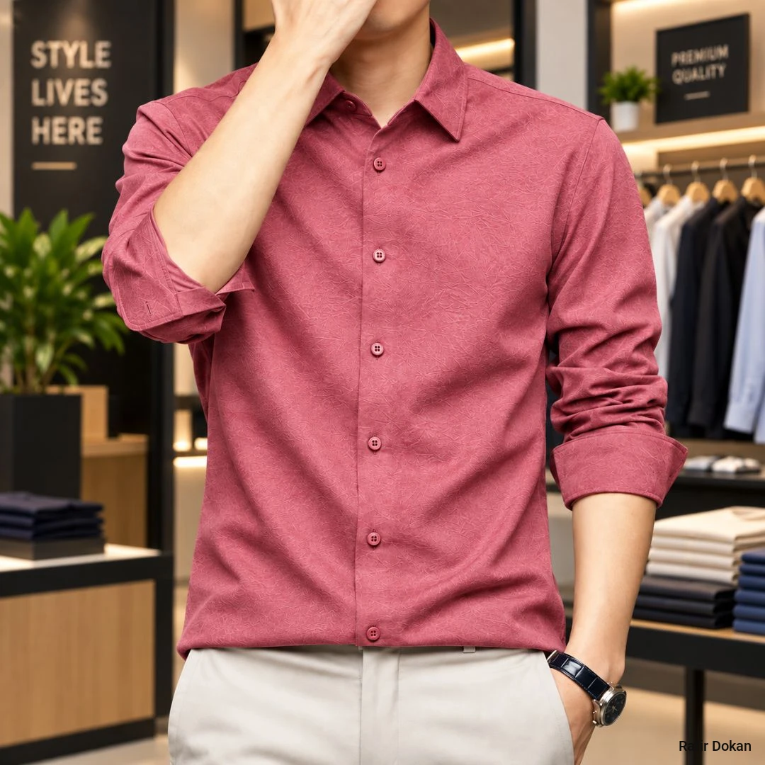 Premium Solid Stitch Full Sleeve Shirt