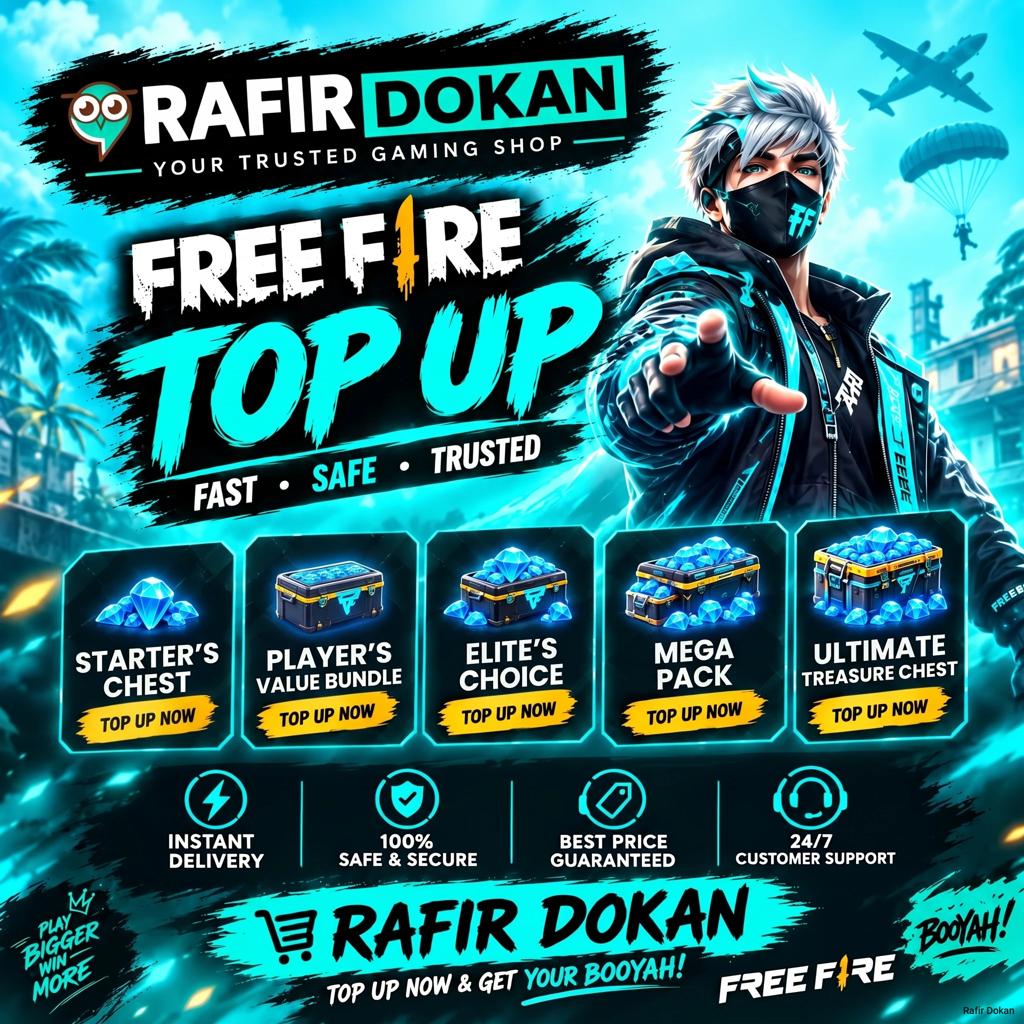 FREE FIRE 2530 Diamond UID TopUp